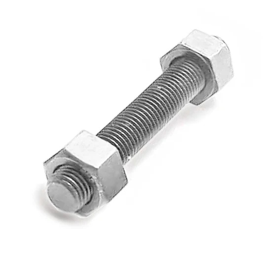 Picture of Brighton Best 178784 1 1/2"-8X300 mm B7 Stud Bolt & 2 2H Nuts Kit (End To End), Plain